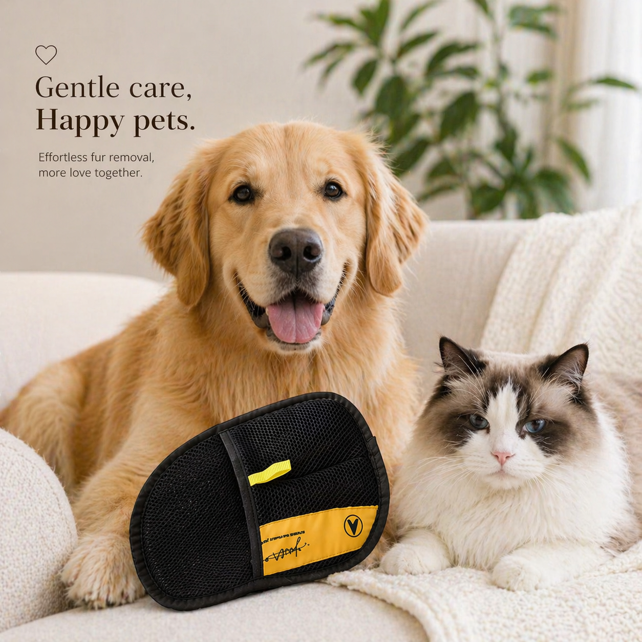 Bkirat™ Pet Hair Removal Gloves — Groom & Clean in Seconds