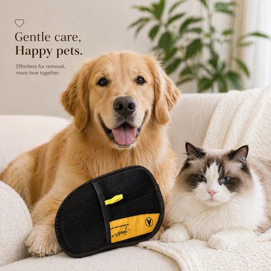 Bkirat™ Pet Hair Removal Gloves — Groom & Clean in Seconds