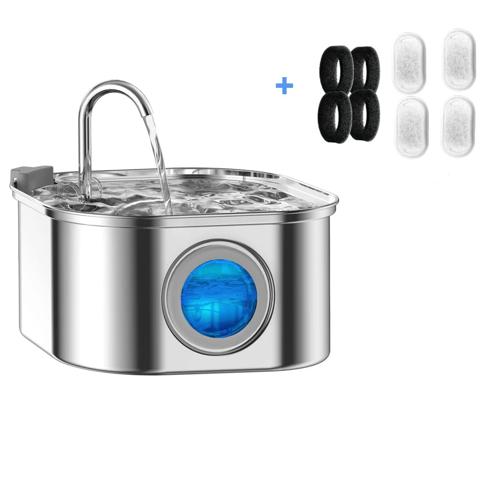 Bkirat™ Auto Pet Water Fountain – Fresh Flow for Cats & Dogs